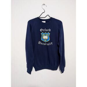 Vintage Oxford University Navy Crewneck Size XL